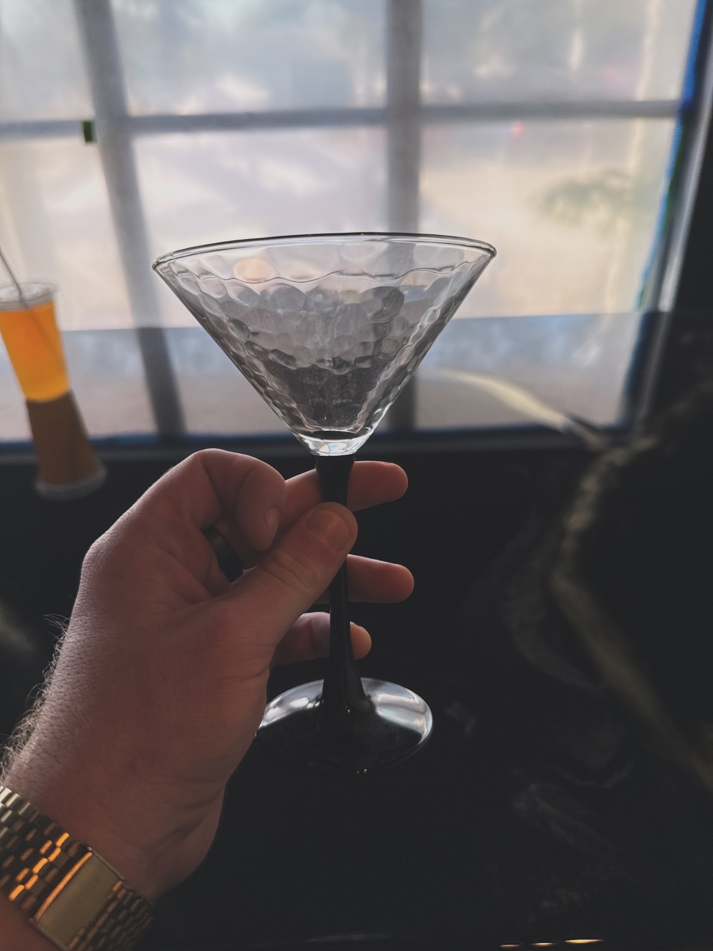 Glassware detail from Sober Bar research and development
